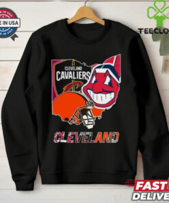 Cleveland Cavaliers Cleveland India And Cleveland Browns Cleveland Logo 2024 T hoodie, sweater, longsleeve, shirt v-neck, t-shirt