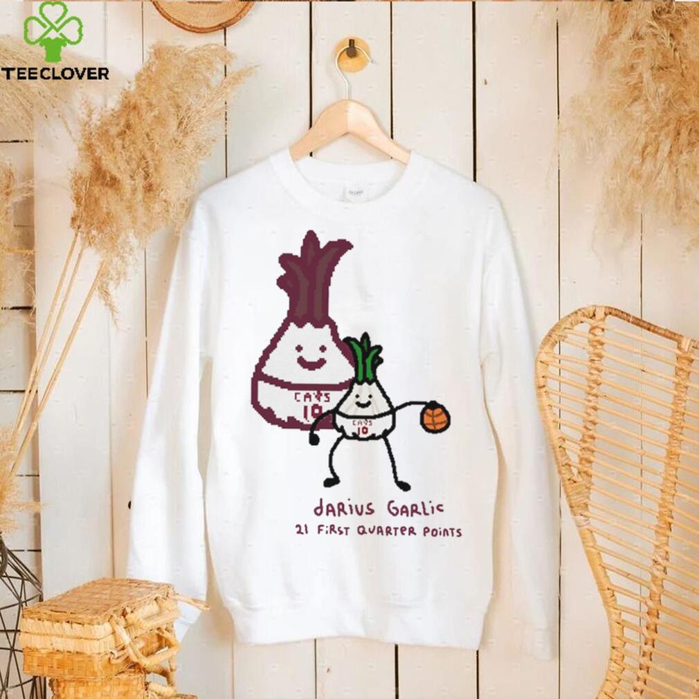 Cleveland Cavaliers Darius Garlic 21 first quarter points shirt Cleveland Cavaliers Darius Garlic 21 first quarter points shirt
