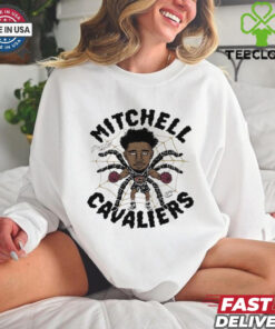 Cleveland Cavaliers Donovan Mitchell Web Caricature Signature Shirt unique design featuring a caricature of Donovan Mitchell with his signature, celebrating his time with the Cavaliers