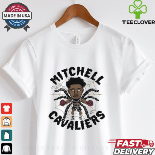 Cleveland Cavaliers Donovan Mitchell web caricature signature shirt