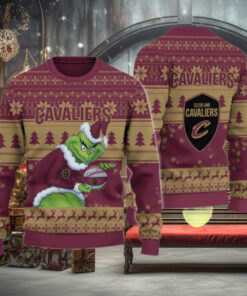 Cleveland Cavaliers Grinch Christmas Ugly Sweater