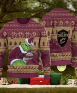 Cleveland Cavaliers Grinch Christmas Ugly Sweater