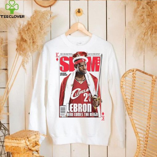 Cleveland Cavaliers Lebron James Slam Licensed SLAM Removable Wall Adhesive Decal Shirt