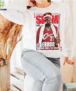 Cleveland Cavaliers Lebron James Slam Licensed SLAM Removable Wall Adhesive Decal Shirt