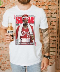Cleveland Cavaliers Lebron James Slam Licensed SLAM Removable Wall Adhesive Decal Shirt