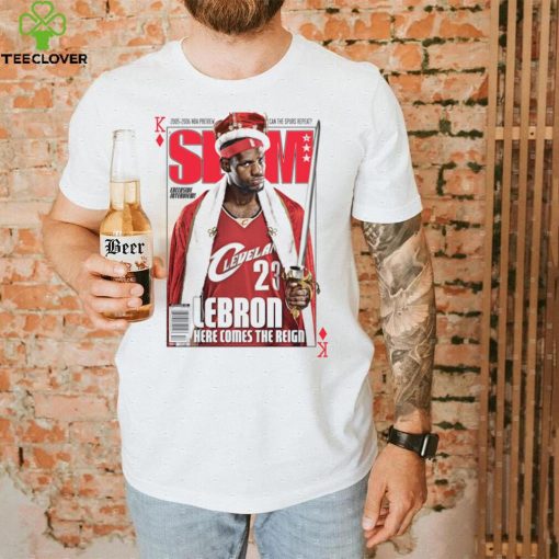 Cleveland Cavaliers Lebron James Slam Licensed SLAM Removable Wall Adhesive Decal Shirt