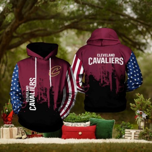 Cleveland Cavaliers NBA Team US 3D Printed Hoodie