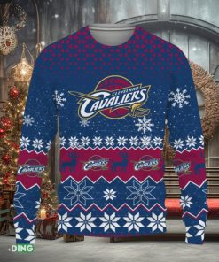 Cleveland Cavaliers Sports Football American Knitted Christmas 3D Sweater Gift Holidays
