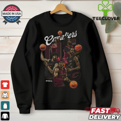 Cleveland Cavaliers Starting 5 WHT Shirt