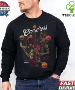 Cleveland Cavaliers Starting 5 WHT Shirt