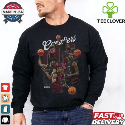 Cleveland Cavaliers Starting 5 WHT Shirt