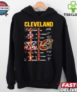Cleveland Cavaliers all team name and photo signature shirt