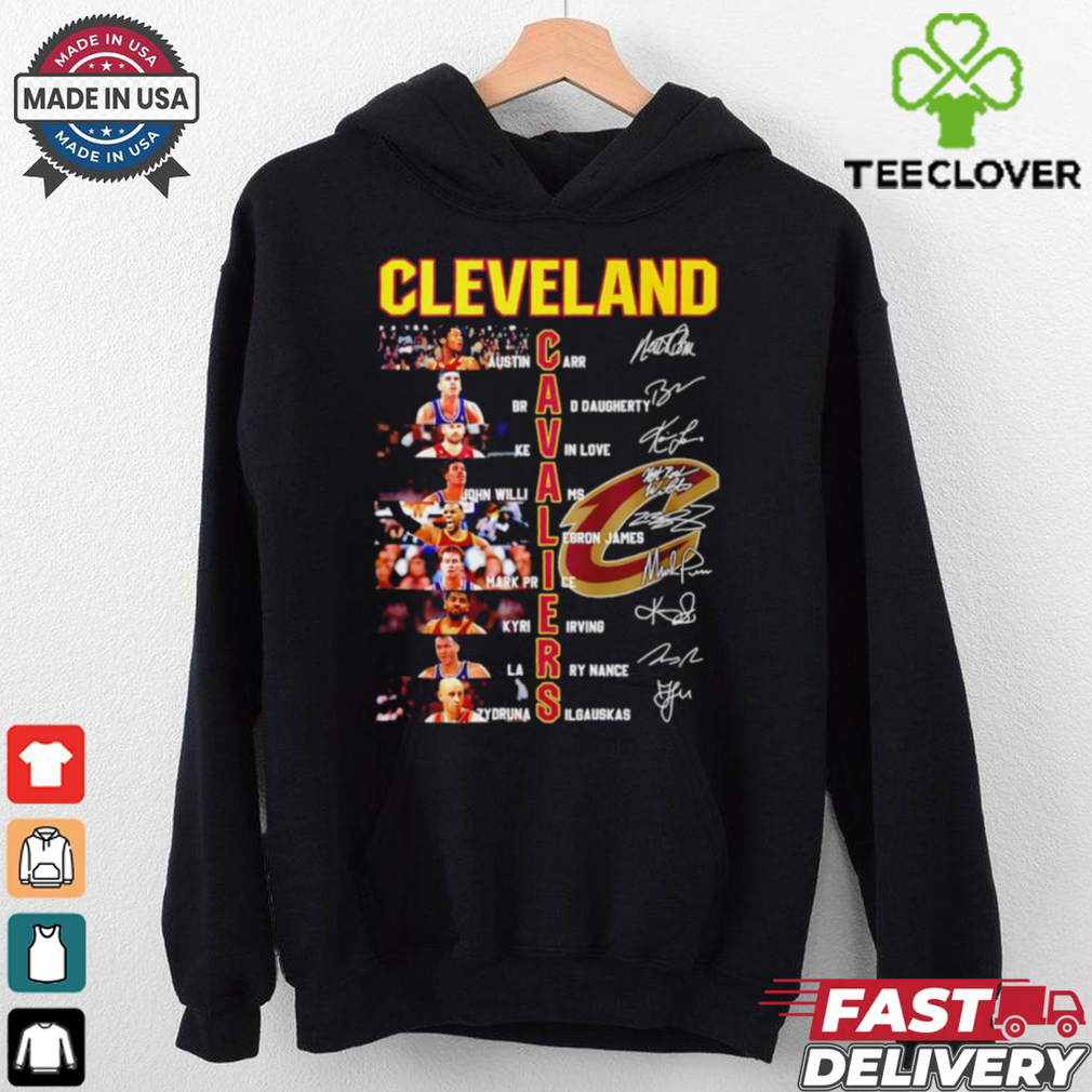 Cleveland Cavaliers all team name and photo signature shirt Cleveland Cavaliers all team name and photo signature shirt