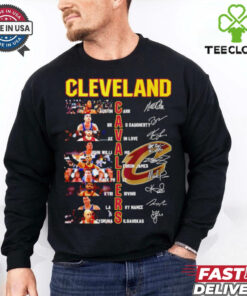 Cleveland Cavaliers all team name and photo signature shirt