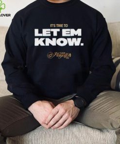 Cleveland Cavaliers it’s time to let em know hoodie, sweater, longsleeve, shirt v-neck, t-shirt