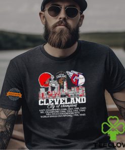 Cleveland City Of Champions Aafc Champions Nfl Champions Shirt