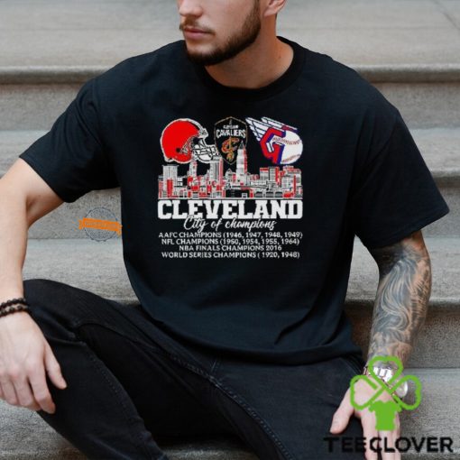 Cleveland City Of Champions Aafc Champions Nfl Champions Shirt