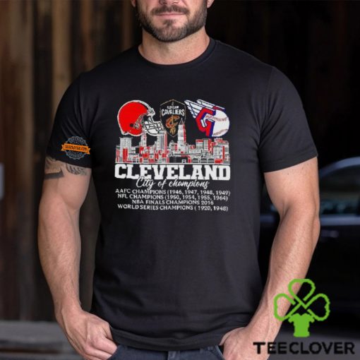 Cleveland City Of Champions Aafc Champions Nfl Champions Shirt