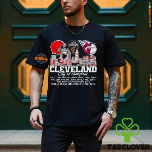 Cleveland City Of Champions Aafc Champions Nfl Champions Shirt