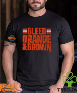 Cleveland Football Bleed Orange & Brown Shirt