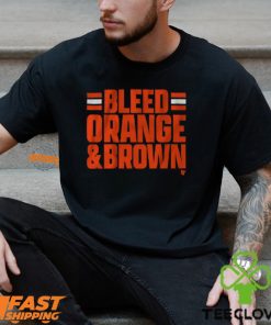 Cleveland Football Bleed Orange & Brown Shirt 2 Cleveland Football Bleed Orange & Brown Shirt