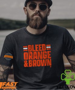 Cleveland Football Bleed Orange & Brown Shirt 3 Cleveland Football Bleed Orange & Brown Shirt