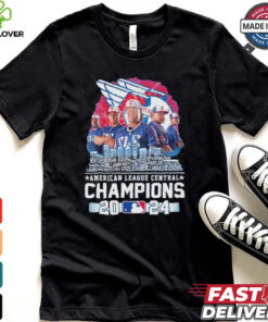 Cleveland Guardians American League Central Champions 2024 player name skyline shirt