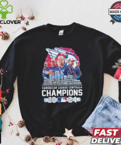 Cleveland Guardians American League Central Champions 2024 player name skyline shirt