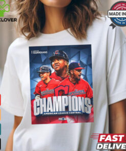 Cleveland Guardians Champions Have Won The American League Central Poster t shirt