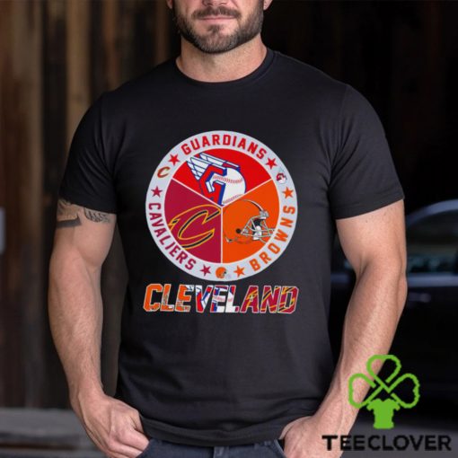 Cleveland Guardians Cleveland Browns Cleveland Cavaliers logo Cleveland city 2023 hoodie, sweater, longsleeve, shirt v-neck, t-shirt