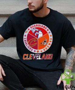 Cleveland Guardians Cleveland Browns Cleveland Cavaliers logo Cleveland city 2023 hoodie, sweater, longsleeve, shirt v-neck, t-shirt