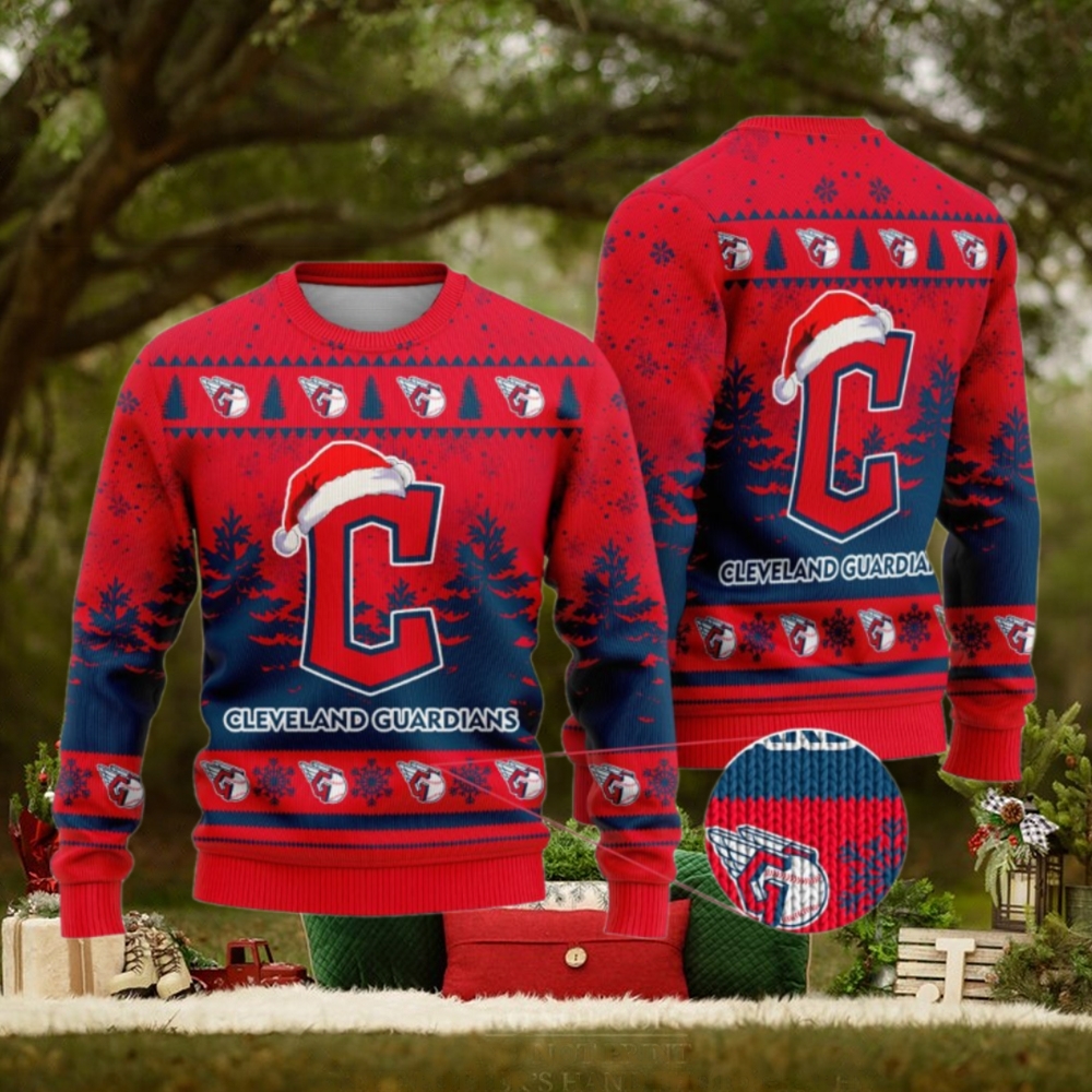 Cleveland Guardians Funny Christmas Ugly Sweater Cleveland Guardians Funny Christmas Ugly Sweater