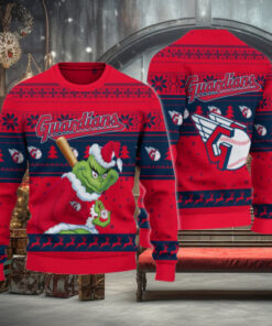 Cleveland Guardians Grinch Christmas Ugly Sweater