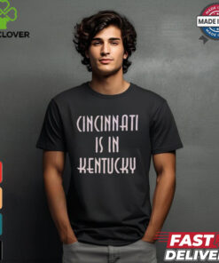Cleveland Guardians Josè Ramirez wearing Cincinnati is in Kentucky shirt
