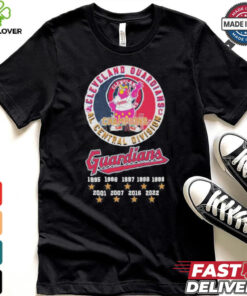 Cleveland Guardians Mascot 2024 AL Central Division Champions Shirt