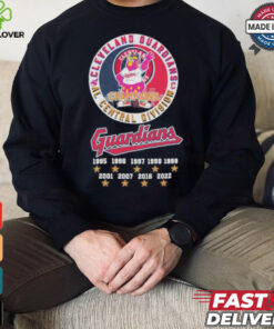 Cleveland Guardians Mascot 2024 AL Central Division Champions Shirt