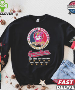 Cleveland Guardians Mascot 2024 AL Central Division Champions Shirt