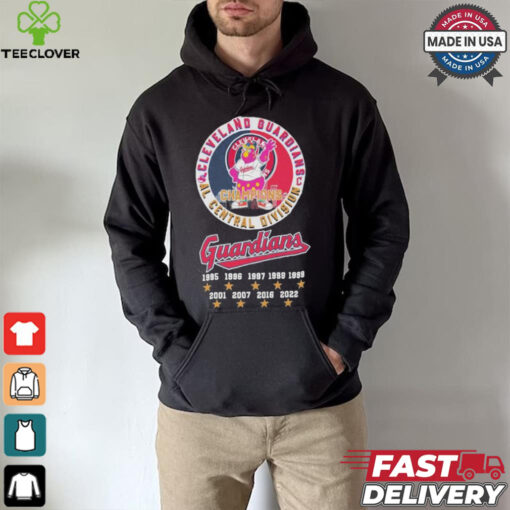 Cleveland Guardians Mascot 2024 AL Central Division Champions Shirt