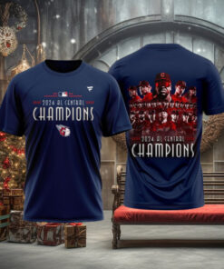 Cleveland Guardians TShirt, Cleveland Guardians American League Central Champs Limited Edition Navy