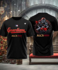 Cleveland Guardians TShirt, Cleveland Guardians Fanatics Black 2024 American League Division Series Champions Tee