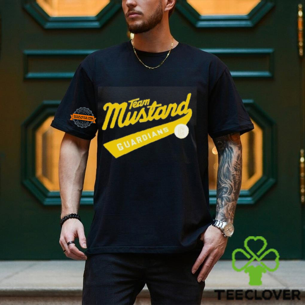 Cleveland Guardians national hot dog month team mustard shirt Cleveland Guardians national hot dog month team mustard shirt