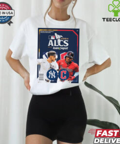 Cleveland Guardians vs. New York Yankees 2024 MLB ALCS Program Poster t shirt