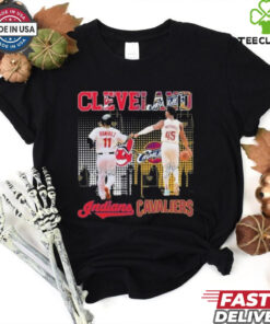 Cleveland Guardians x Cleveland Cavaliers Signatures Shirt
