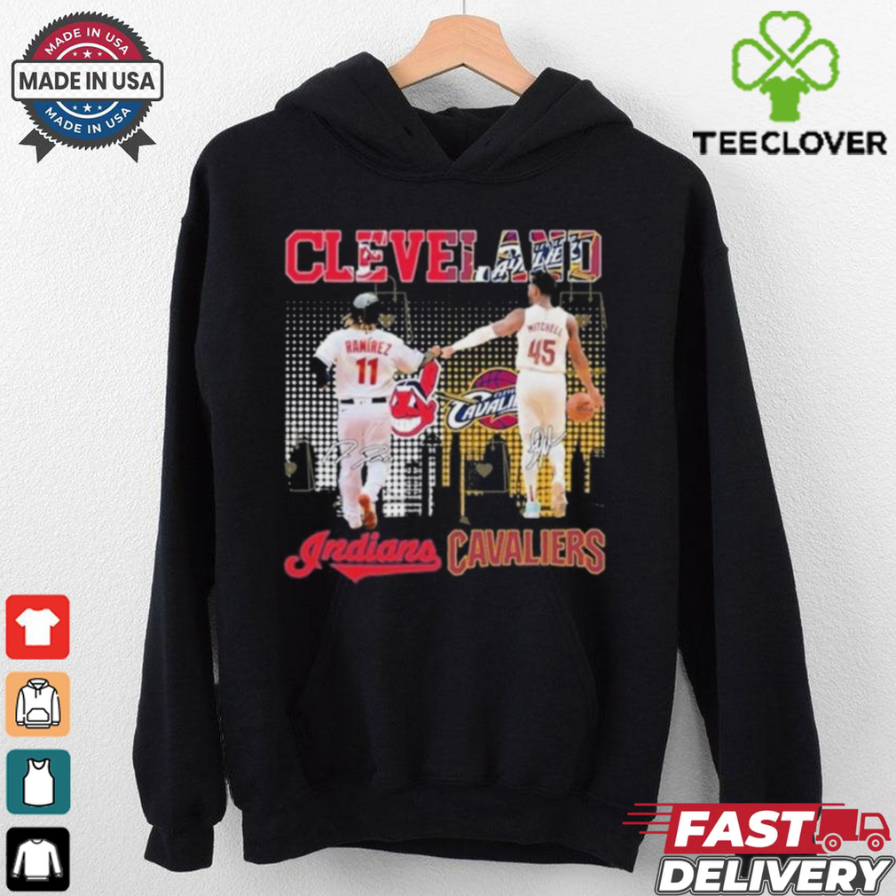 Cleveland Guardians x Cleveland Cavaliers Signatures Shirt Cleveland Guardians x Cleveland Cavaliers Signatures Shirt