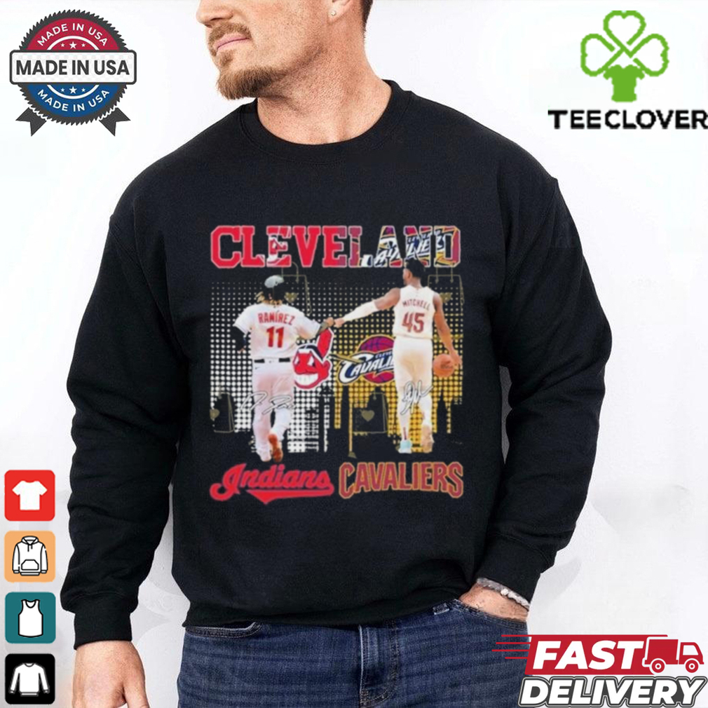 Cleveland Guardians x Cleveland Cavaliers Signatures Shirt Cleveland Guardians x Cleveland Cavaliers Signatures Shirt