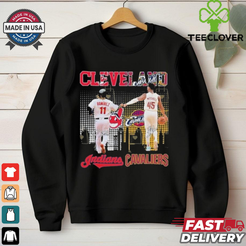 Cleveland Guardians x Cleveland Cavaliers Signatures Shirt Cleveland Guardians x Cleveland Cavaliers Signatures Shirt