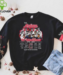 Cleveland Indians 107th anniversary 1915 2022 memories signatures t hoodie, sweater, longsleeve, shirt v-neck, t-shirt