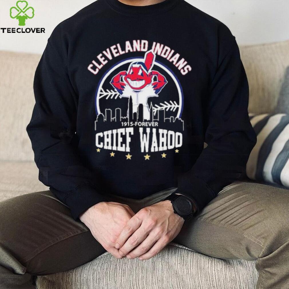 Cleveland Indians Tshirt Long Live 1915-Forever Chef Wahoo - Peanutstee
