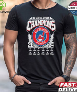 Cleveland Indians AL Central Division Champions 2024 Cleveland Guardians T Shirt