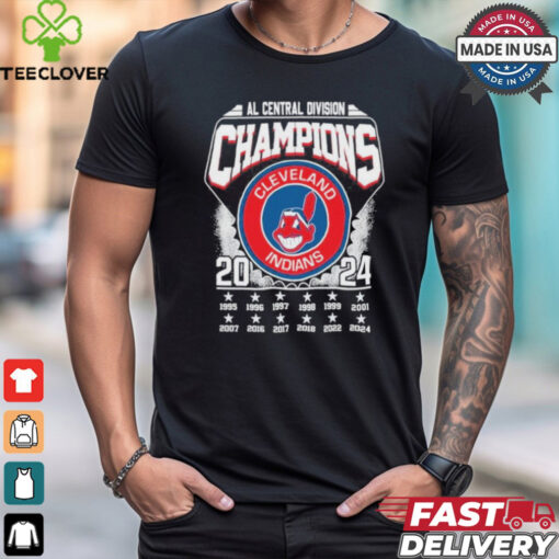 Cleveland Indians AL Central Division Champions 2024 Cleveland Guardians T Shirt